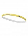 Babolat Elastic Woman Headband Yellow / Navy x3